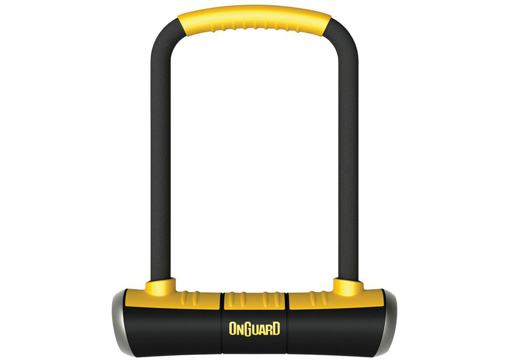 Замок U-образный ONGUARD PITBULL STD размер скобы 115 x 230мм, толщина 14мм, с креплением, 4 ключа + 1 с подсветкой