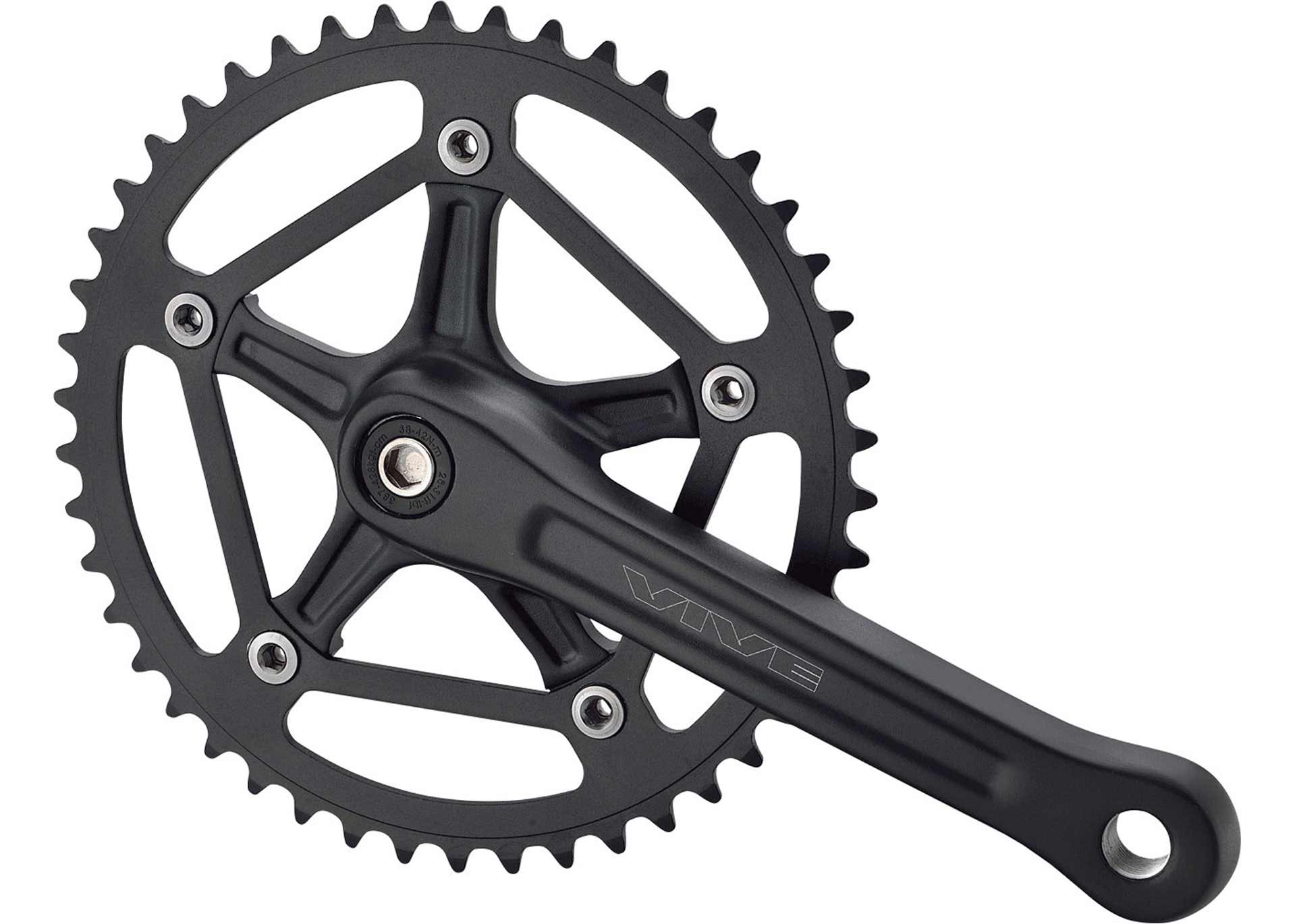 Комплект шатунів PROWHEEL VIVE-246T-3 46Tx170mm, чорний