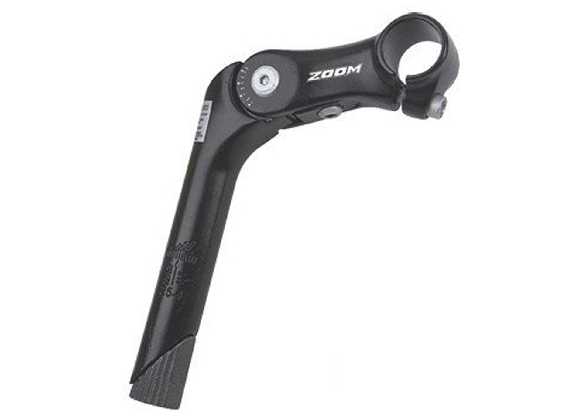 Вынос руля ZOOM MTS-C232N-5 180мм. 1-1/8, для резьбовой вилки, для руля 25,4 регулируемый, алюмин. Black
