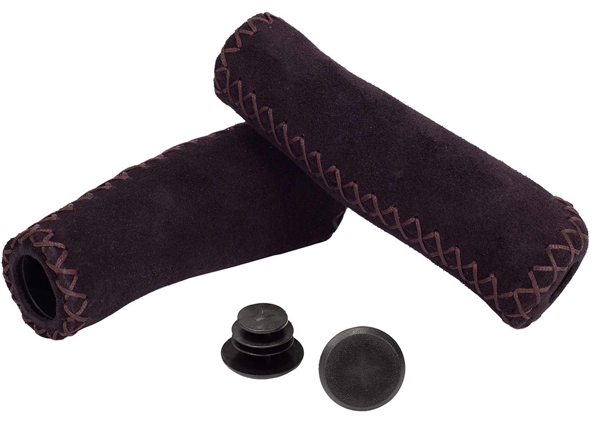 Гріпси Green Cycle GC-G310 135mm замшевые темно-коричневые