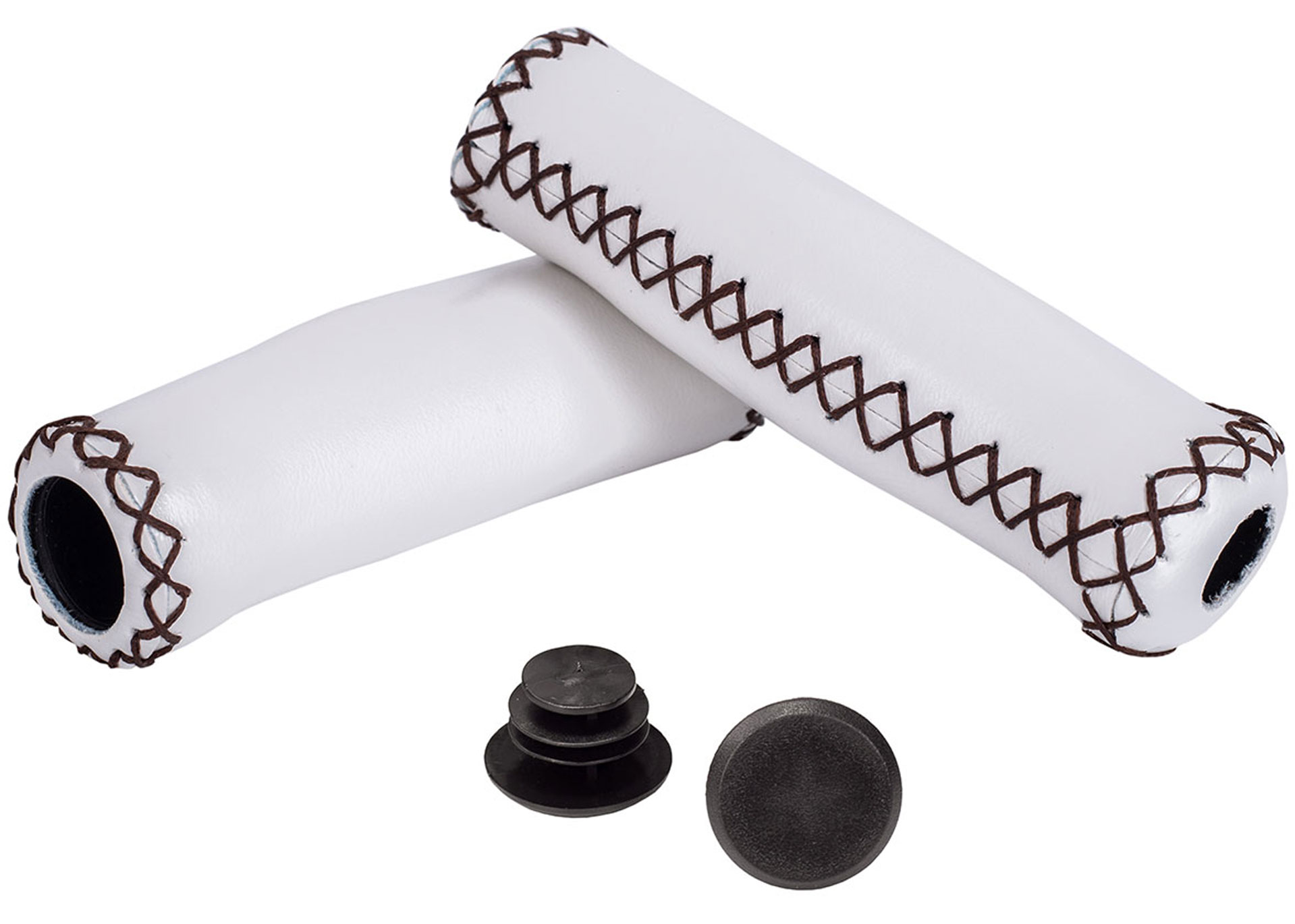 Гріпси Green Cycle GC-G310 Leather 135mm білі кожанные