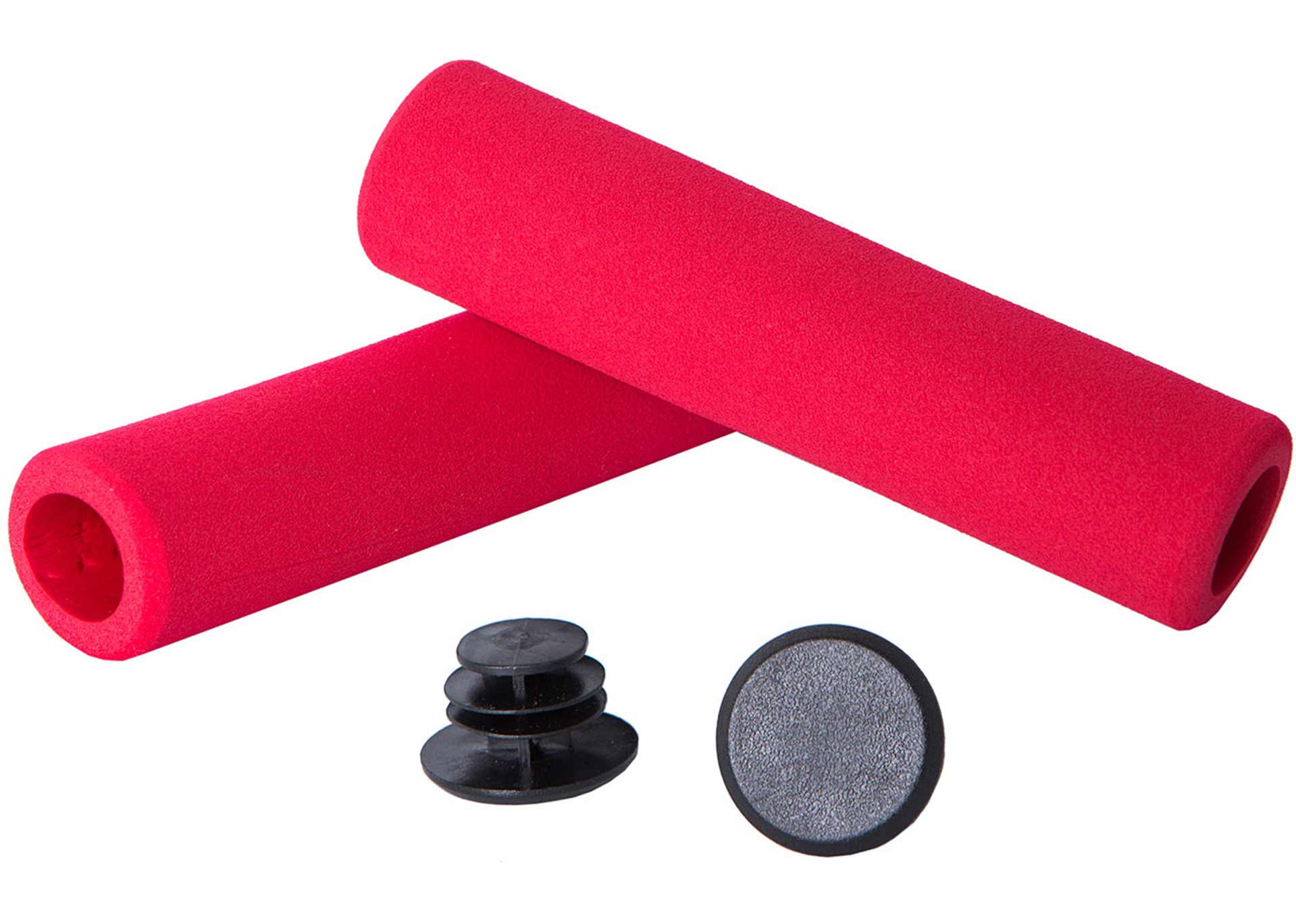 Грипсы Green Cycle GGR-703 130mm пена EVA, красные