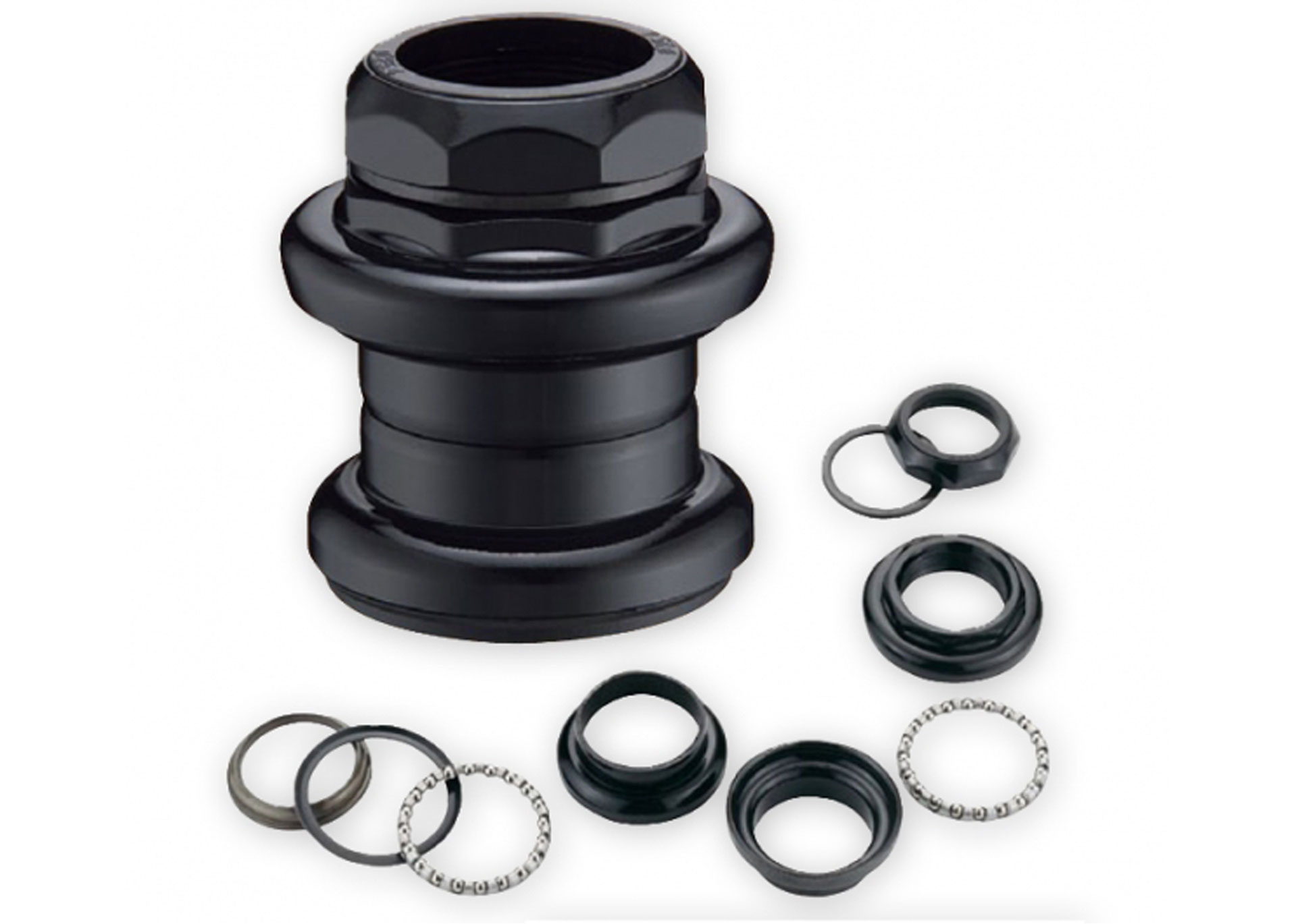 Рулевая колонка 1-1/8” VP VP-MH501, резьбовая, d 25.4/34/30, 26 TPI, Подшипники сепараторные, стальная
