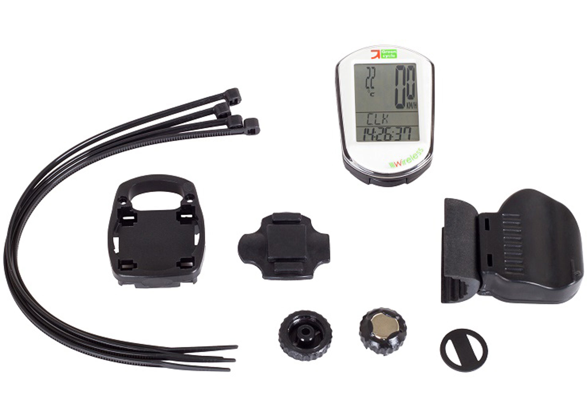 Велокомпьютер Green Cycle GCC-313T б/провідний 13F