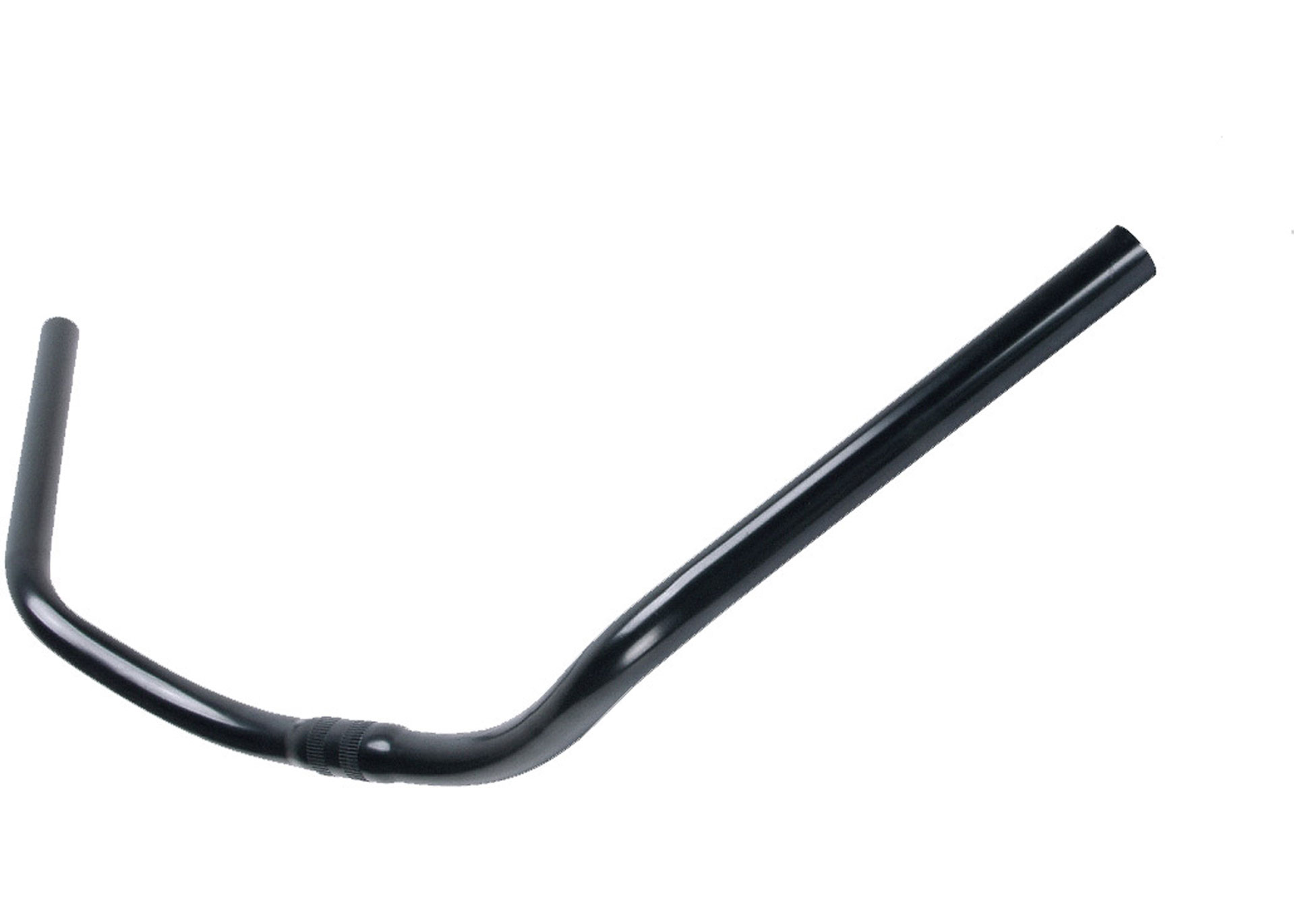 Кермо ZOOM TR-28 комфортный 600x25,4мм підйом 75, изгиб 50 град. алюмін. чорн.