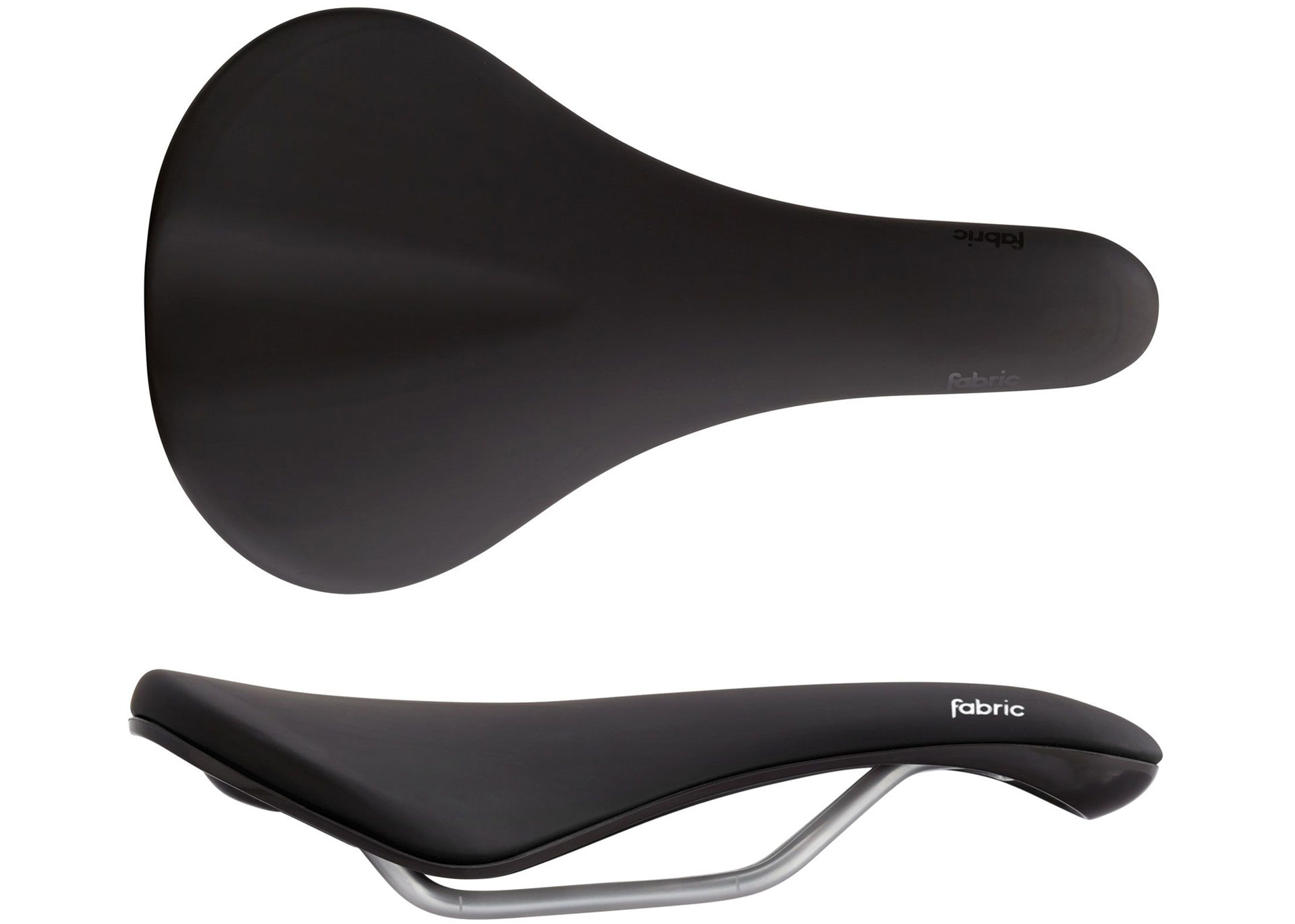 Сідло Fabric SCOOP Gel RADIUS база нейлон, cr-mo рейли, 155мм, чорне