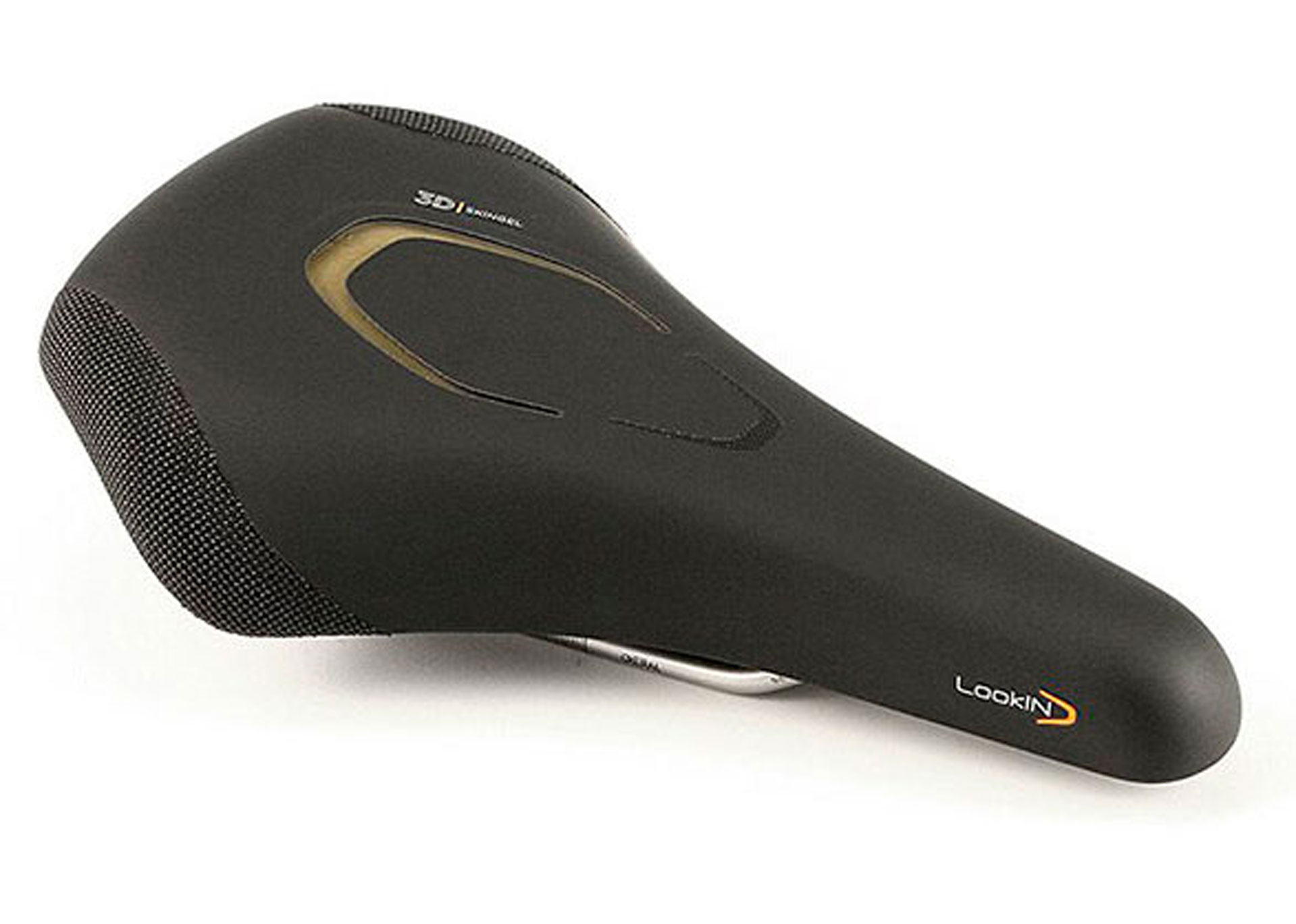 Сідло Selle Royal Look IN MODERATE New, 3D Skingel, рейли steel satin, обивка Black Astrale з текстильній захистом, чоловіче, чорне