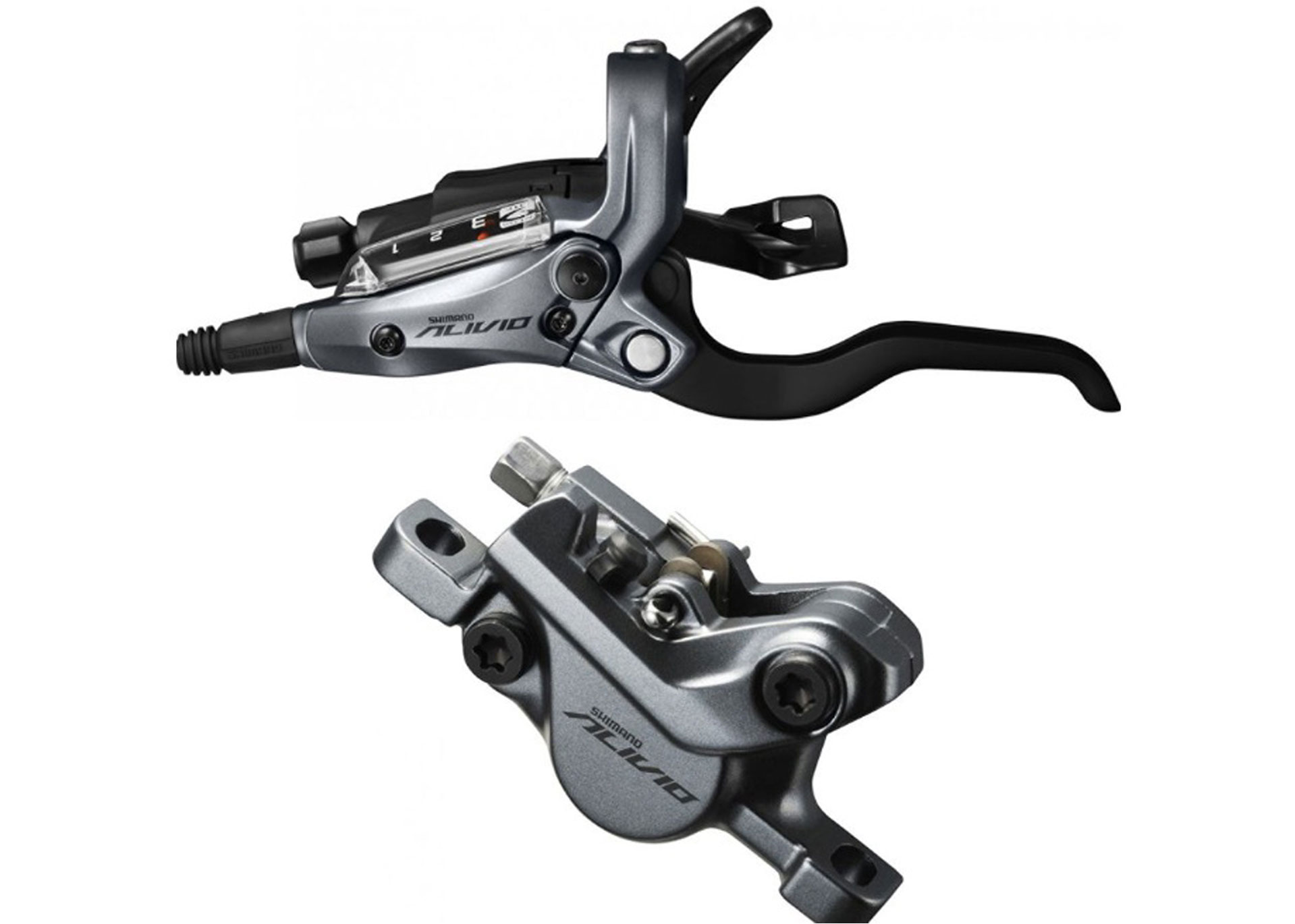 Моноблок пер. SHIMANO ST-M4050(L),BR-M4050(F), органические колодки, гидролиния SM-BH59 850мм black