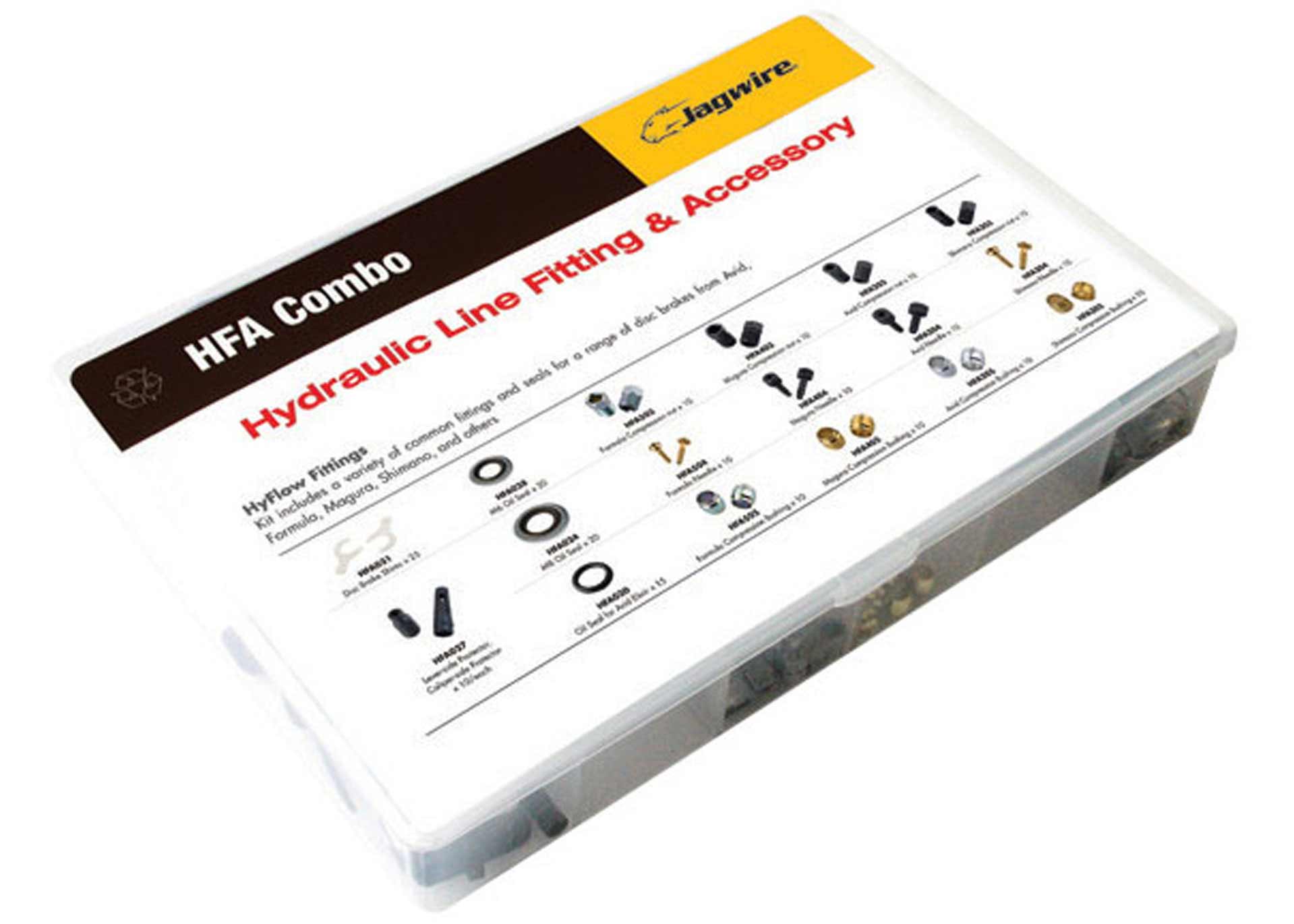 Набір фитингов JAGWIRE HFA900 по 10шт для 20-ти разных тормозных систем