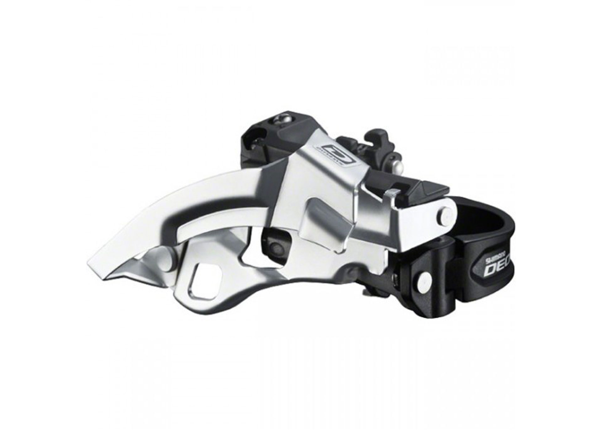 Перемикач пер. SHIMANO FD-M610 DEORE нижний хомут, універсальна тяга, адаптер під 31.8mm, під 40/42 зуба, black