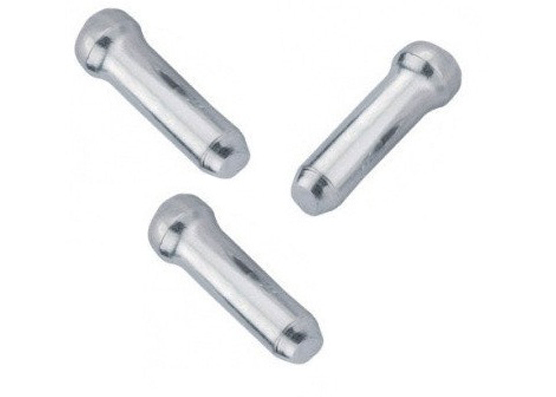 Концовка троса Bengal TIP01SR алюм., цвет. анодировка, совместимая с тросиками 1.8mm и меньше (1.8x11) серебристый (500шт)