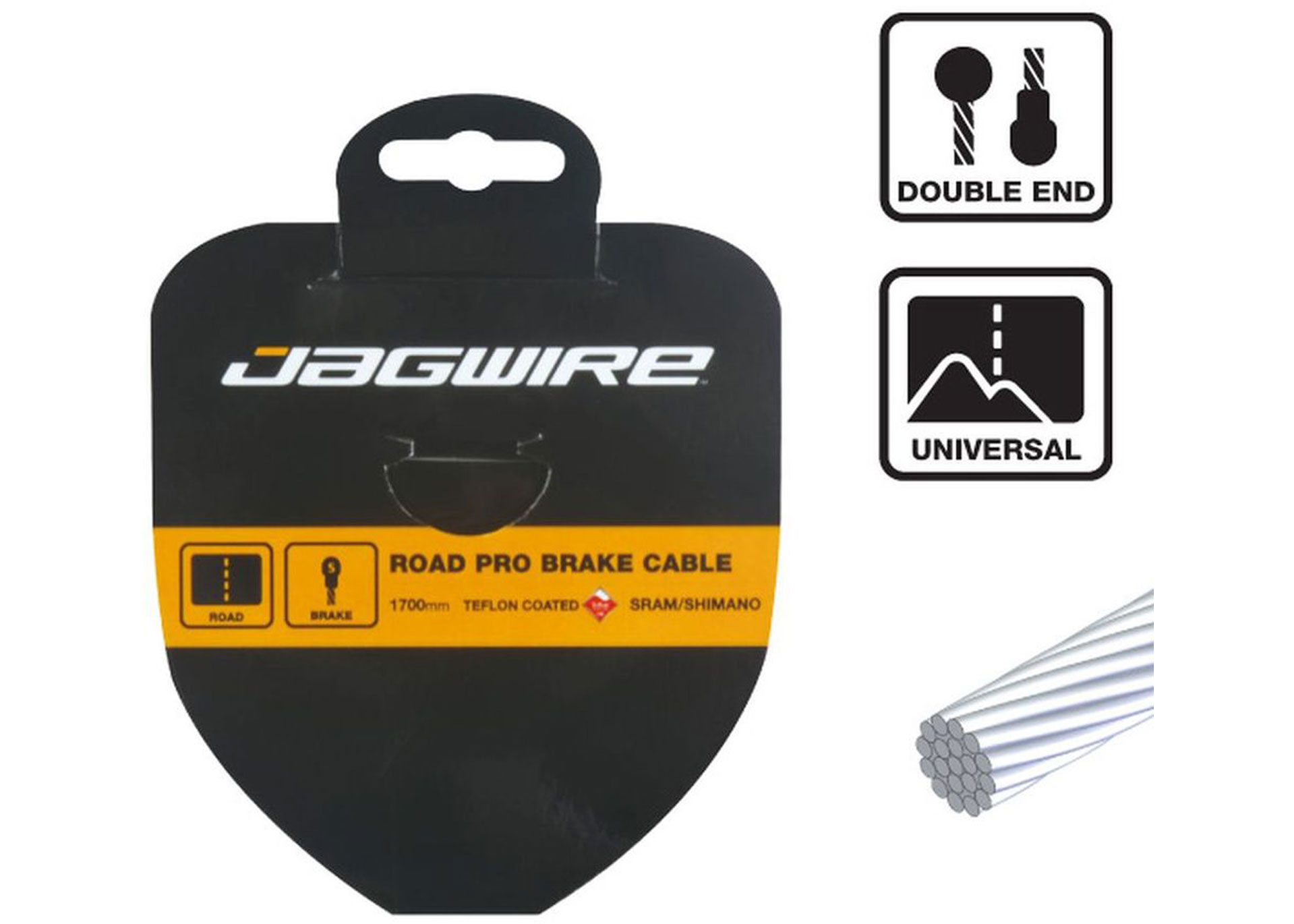 Трос для тормоза JAGWIRE Basics диам. - 1.6мм L2795мм 92RG2795 гальваниз. - Sram/Shimano ROAD+MTB