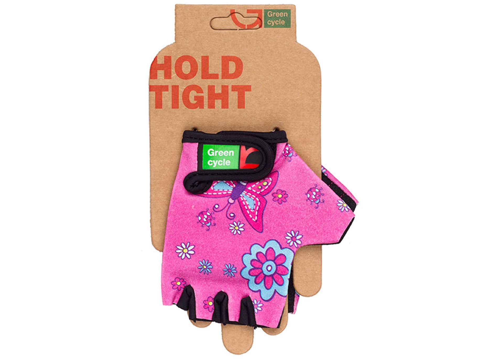 Рукавички Green Cycle NC-2338-2014 Kids без пальців M рожеві