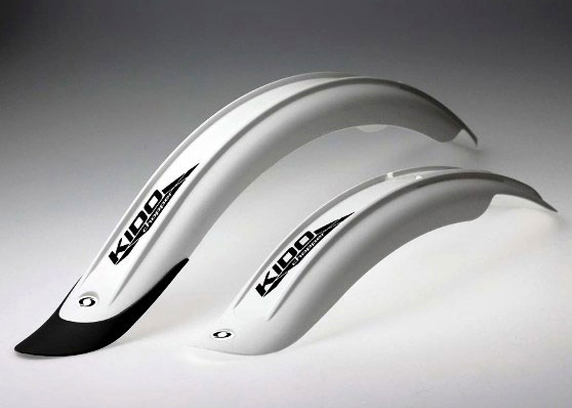 Комплект крил 16 SIMPLA KIDO SDS CHOPPER, з бризговиками, біло-чорні