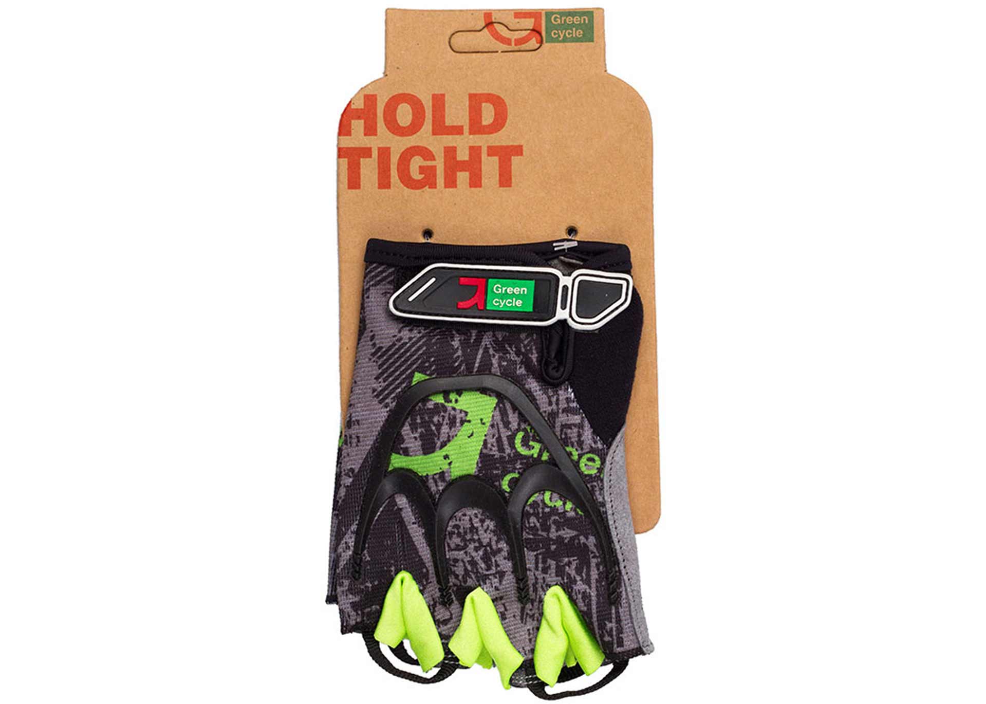 Рукавички Green Cycle NC-2517-2015 Road без пальців M Сіро-зелені