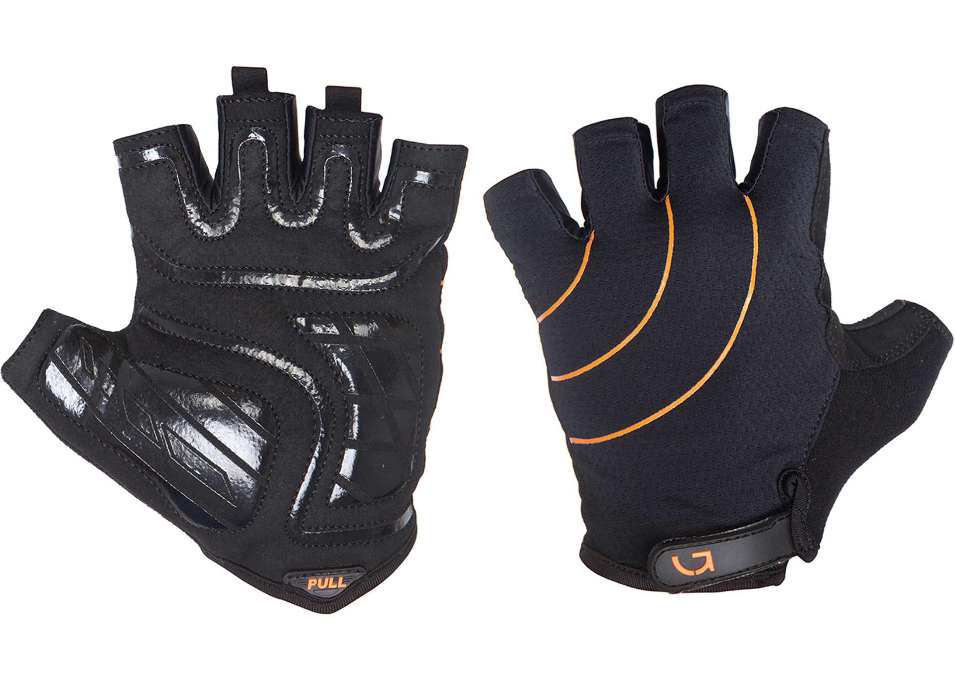 Перчатки Green Cycle Nimble без пальцев M черно-оранжевые