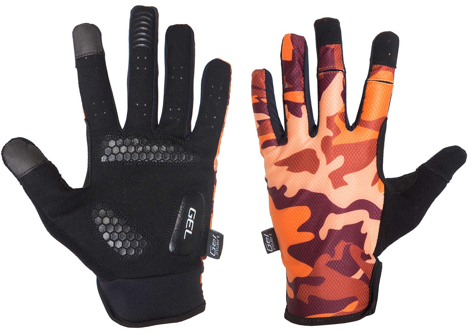 Перчатки Green Cycle Rocker с закрытыми пальцами XL Коричневый камуфляж