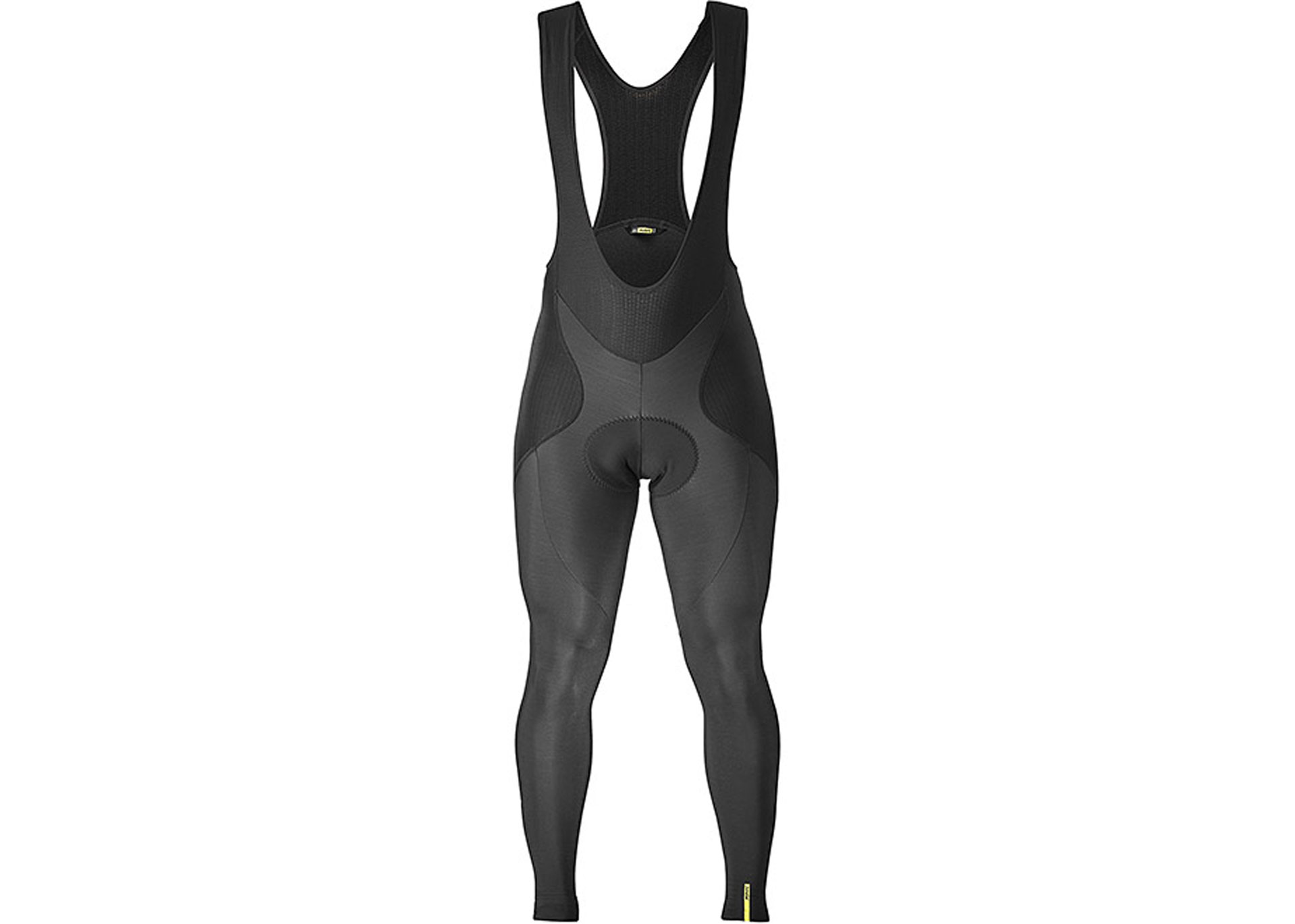 Рейтузы Mavic KSYRIUM ELITE THERMO BIB, на лямках, с памперсом, черные, S