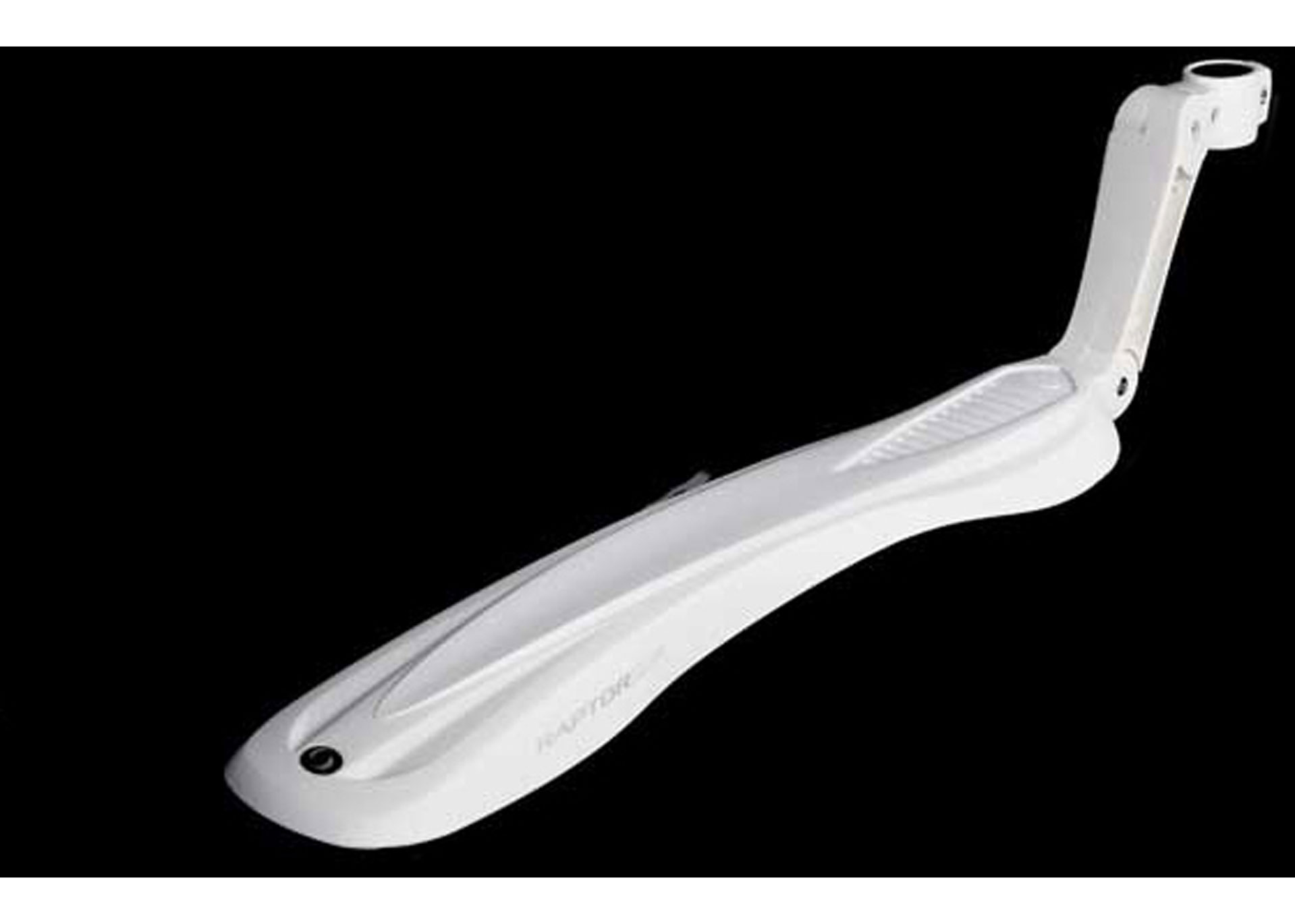 Крило задн. 24-28 SIMPLA Raptor SDR, Кріпленння хомутом на два болти, біле