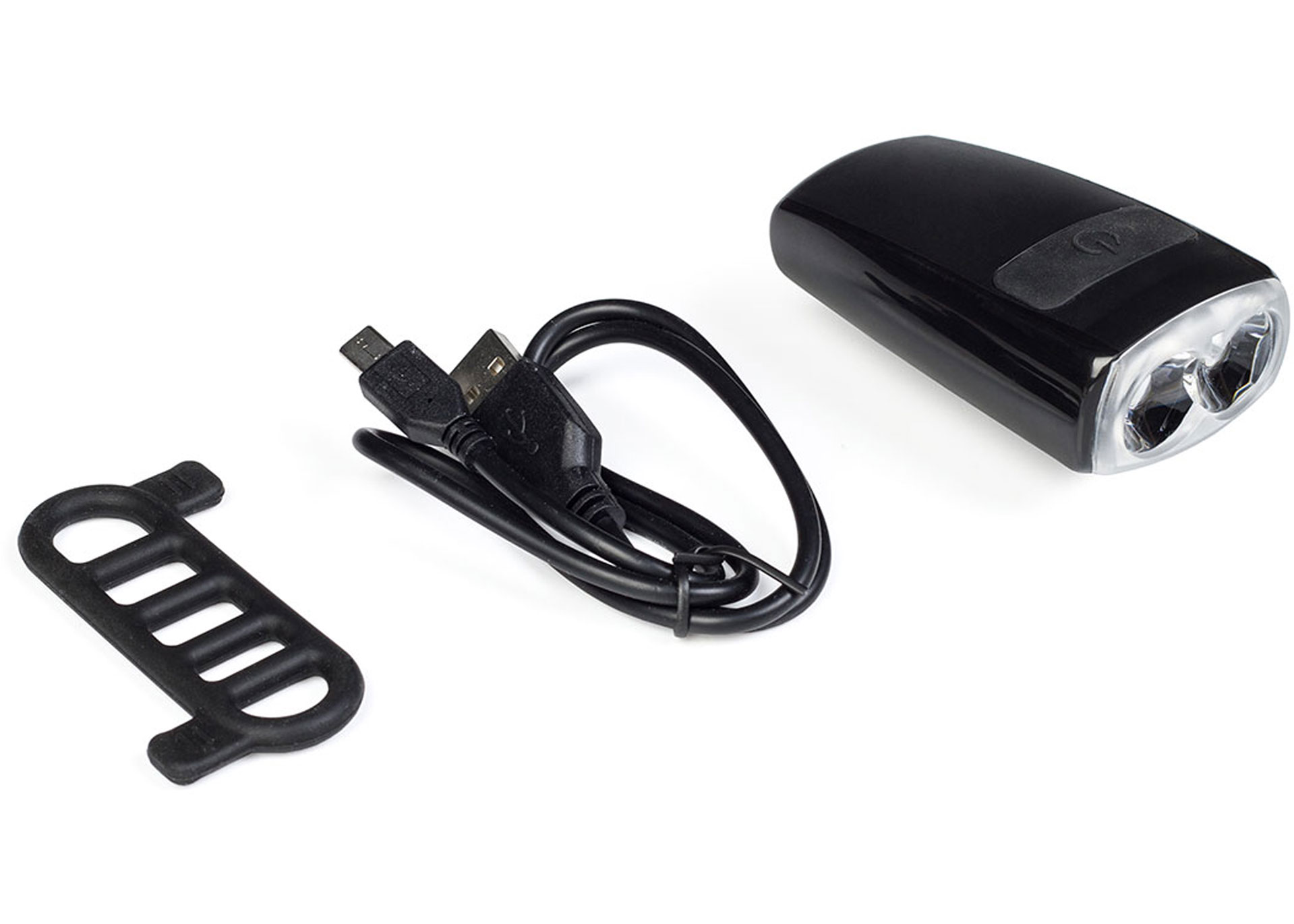 Мигалка Green Cycle GLT-130, 200 люмен, 4 режима, USB, передня