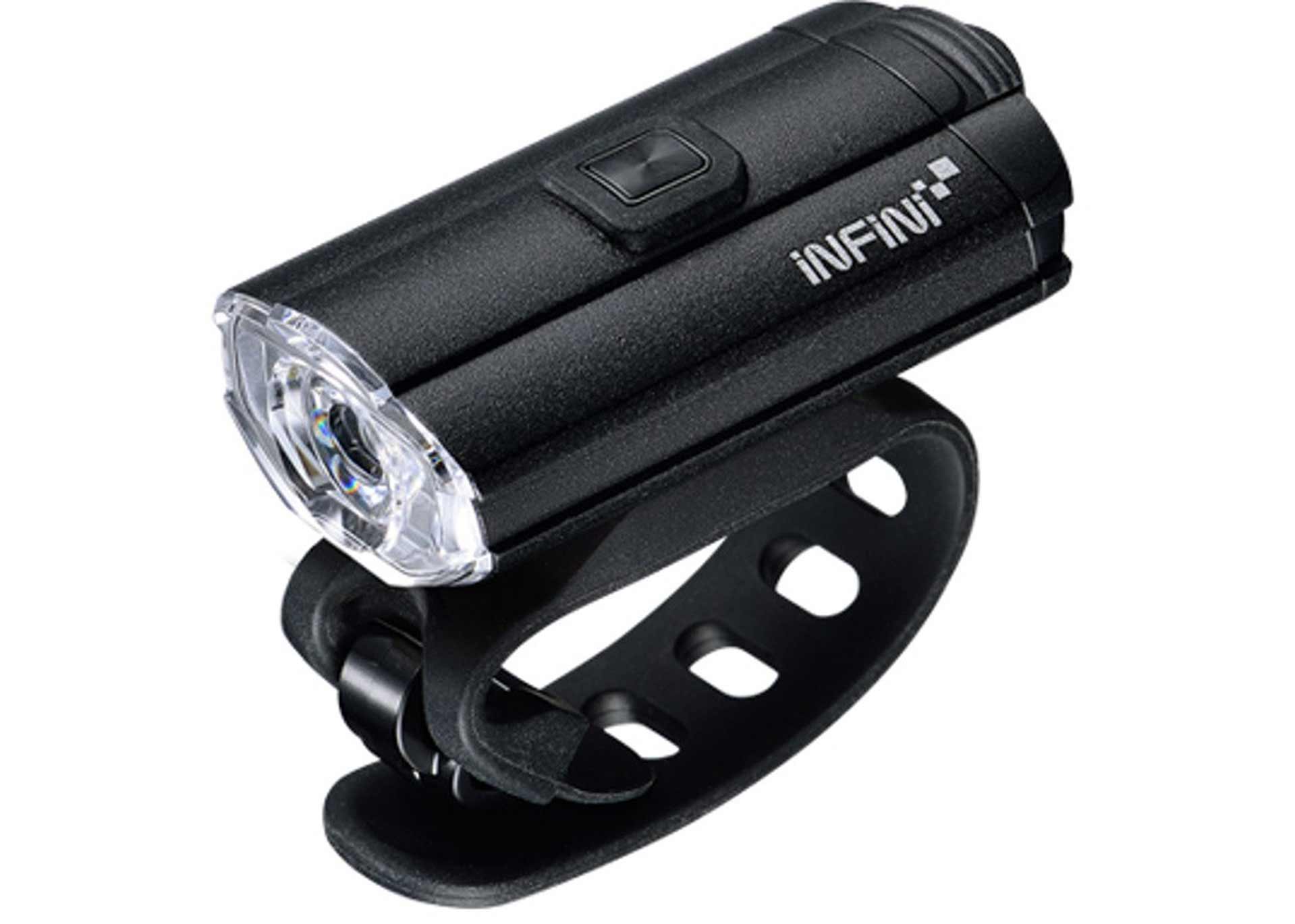 Мигалка передняя Infini TRON 100 I-280P-BK, 1 светодиод 3W, 4 режима, USB кабель, с креп.