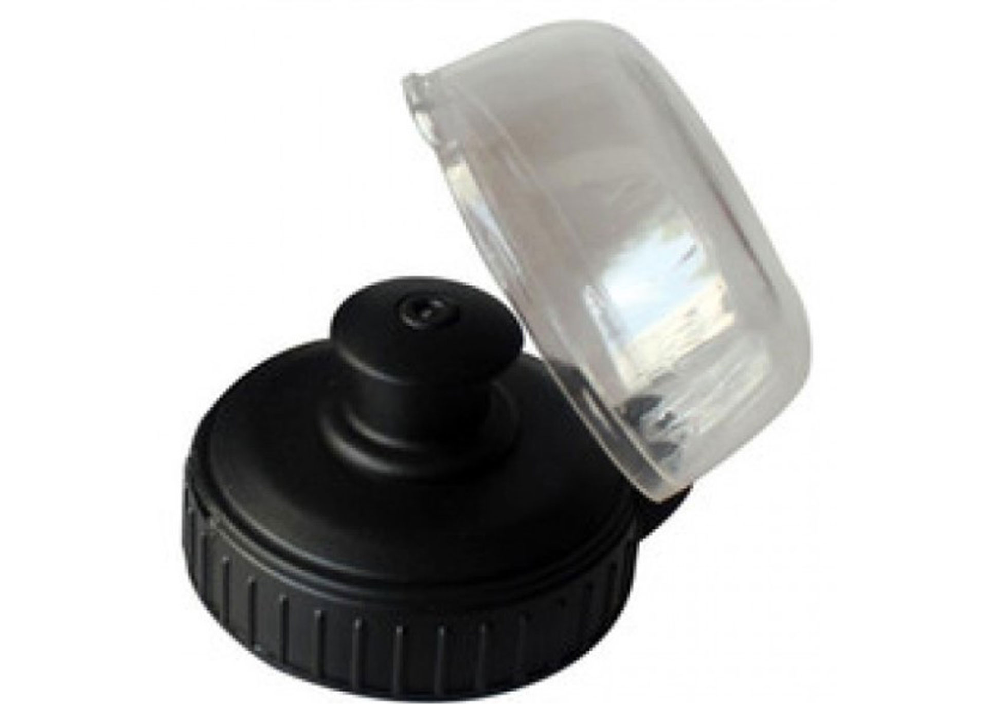 Крышка с пыльником под флягу Green Cycle Белый черный