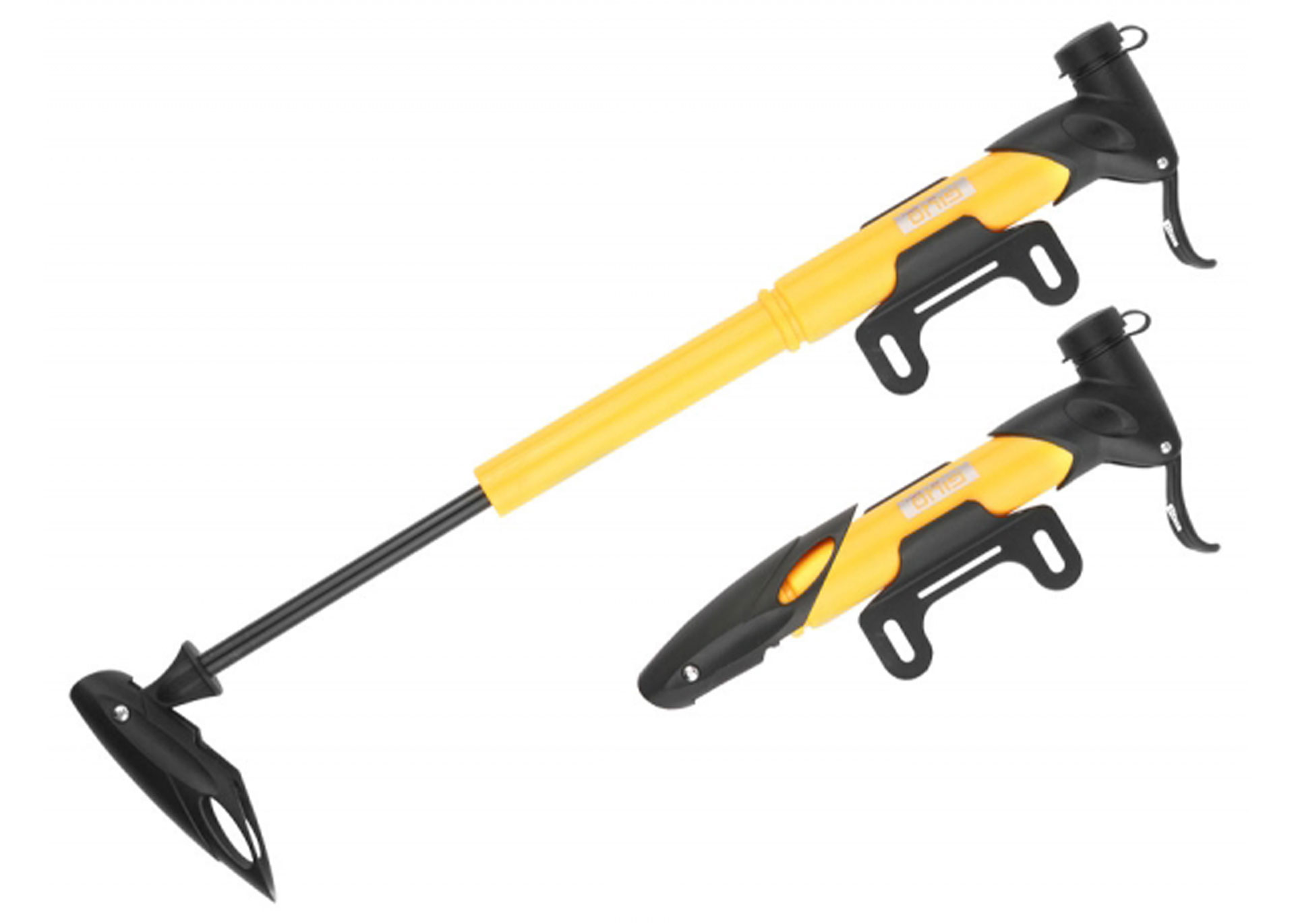 Мінінасос Green Cycle GPM-077 пластиковий, presta+schreder, жовтий