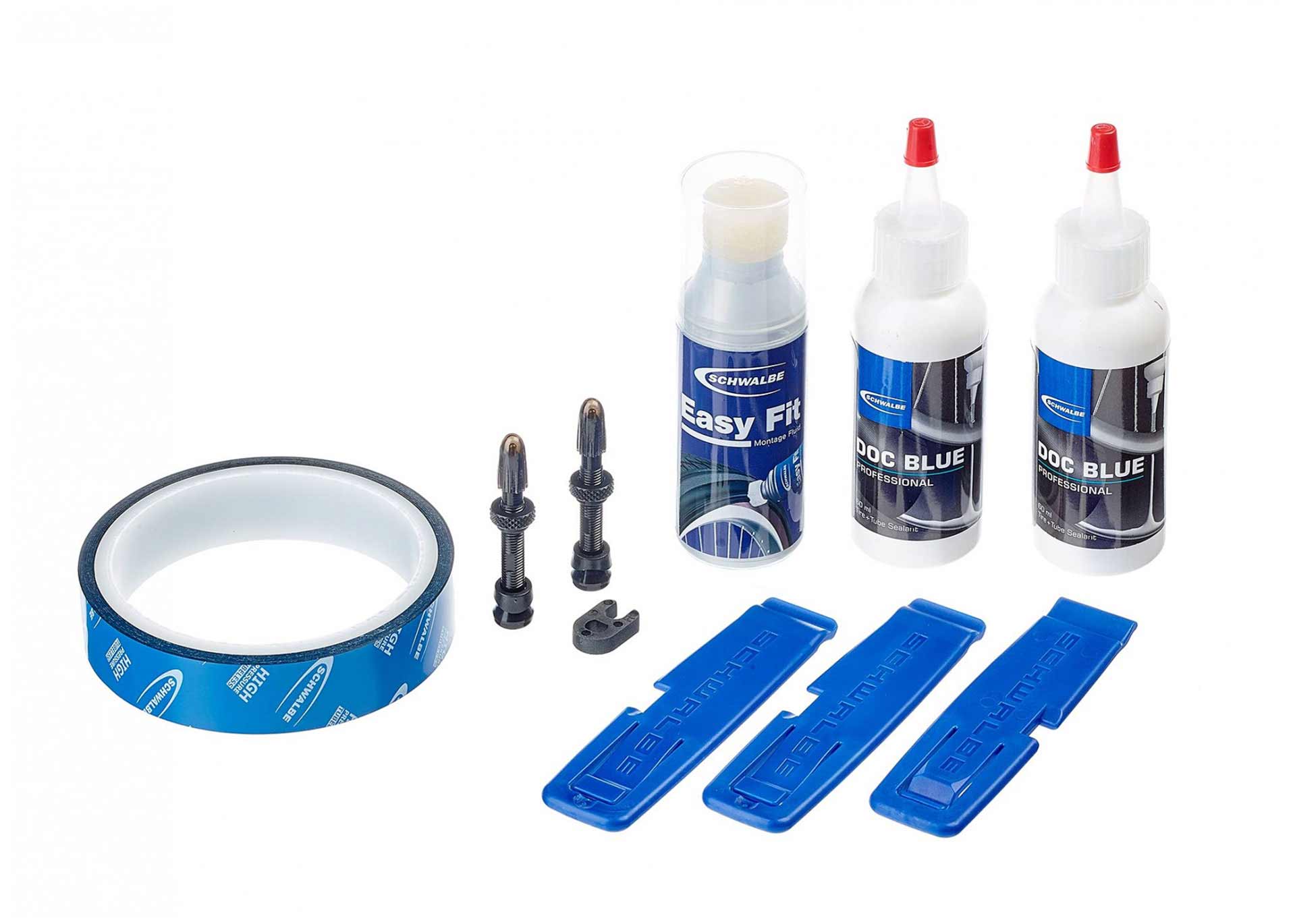 Набір Schwalbe TUBELESS EASY KIT 25, для установки безкамерних шин
