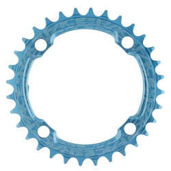 Звезда RACE FACE CHAINRING,NARROW WIDE,104X30,BLU,10-12S