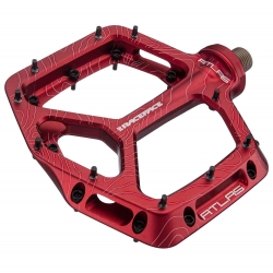 Педали RACE FACE PEDAL, ATLAS, 22, RED