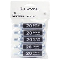 Баллон LEZYNE СО2 20G 5 штук Серебристый Y13