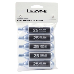 Баллон LEZYNE CO2 25G 5 штук Серебристый Y13