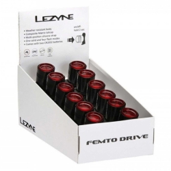 Упаковка 36шт заднего света LEZYNE FEMTO DRIVE BOX SET REAR Черный 7 люмен Y13