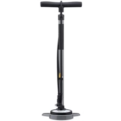Насос для пола Cannondale PRECISE, с манометром 140psi, presta+schrader, черно-серебристый