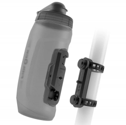 Фляга FIDLOCK TWIST 590 FL logo, trans. black SET (connector + UNI base)