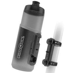 Фляга FIDLOCK TWIST 600 FL logo, trans. black SET (connector + UNI base)