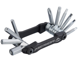 Мультитул MERIDA 11 in 1 Black, grey Wrenches: 2/2.5/3-6/8, PH2, T10, T25