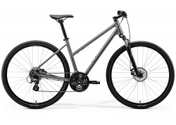 Велосипед 28 Merida Crossway 10 (2026) рама - W-XS Silk Warm Slate Grey(Black)