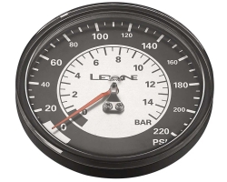Манометр LEZYNE 220 PSI GAUGE 3.5 Сріблястий 220PSI Y13