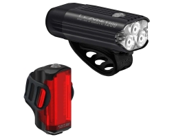 Комплект велофар LEZYNE RADAR REACT SYSTEM (передняя 1000лм + задняя 250лм) с радаром