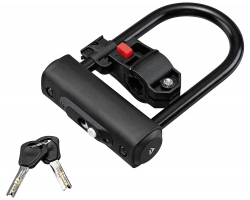 Замок U-Lock MERIDA короткий на ключе черный