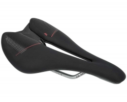 Сідло MERIDA Expert SL чорне/глянцеве червоне, Код A2070000322 (Легке, Гоночне)