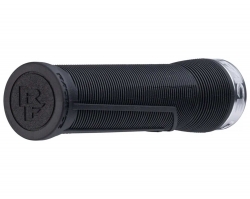 Гріпси RACE FACE CHESTER, 31 мм, Хомут (BLACK) Чорний, Грип (SILVER) Сріблястий (Гумові)