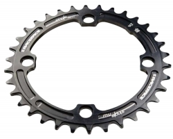 Зірка RACE FACE Narrow Wide, 104 BCD, 36T, 10-12 ск (BLK) Чорна (Алюмінієва)