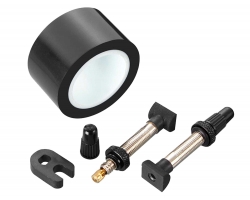 Комплект для бескамерки SRAM UNI VALVE/TAPE KIT, 23 мм лента, 2 обода