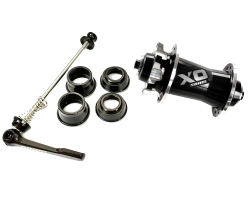 Втулка SRAM Передняя X0 Disc 6-болт 28 отверстий QR/15/20 мм (BLK/SLV) Черный/Серебристый