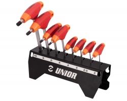 Набір шестигранників Unior Tools з T-ручкою HX 2-10 мм / 8 шт.