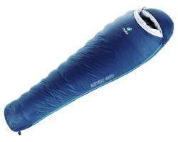 Спальник DEUTER Astro 400 (цвет Midnight) пуховый, стандартный, левый зиппер