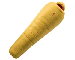 Спальник DEUTER Astro Pro 1000 EL (цвет Turmeric-Redwood) пуховый, экстра-длинный, левый зиппер