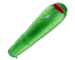 Спальник DEUTER Astro Pro 400 L (цвет Spring) удлиненный пуховый, левый зиппер